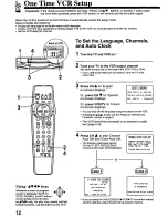 Предварительный просмотр 12 страницы Panasonic Omnivision PV-8400 Operating Instructions Manual