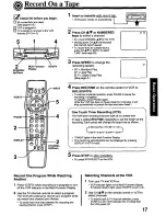 Предварительный просмотр 17 страницы Panasonic Omnivision PV-8400 Operating Instructions Manual