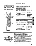 Предварительный просмотр 19 страницы Panasonic Omnivision PV-8400 Operating Instructions Manual