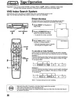 Предварительный просмотр 20 страницы Panasonic Omnivision PV-8400 Operating Instructions Manual