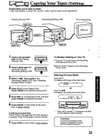 Предварительный просмотр 23 страницы Panasonic Omnivision PV-8400 Operating Instructions Manual