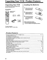 Preview for 4 page of Panasonic Omnivision PV-8401 Operating Instructions Manual