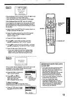 Preview for 13 page of Panasonic Omnivision PV-8401 Operating Instructions Manual