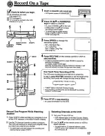 Preview for 17 page of Panasonic Omnivision PV-8401 Operating Instructions Manual