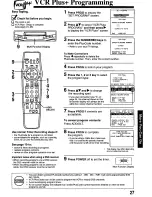 Preview for 27 page of Panasonic Omnivision PV-8401 Operating Instructions Manual