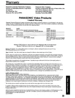 Preview for 33 page of Panasonic Omnivision PV-8401 Operating Instructions Manual