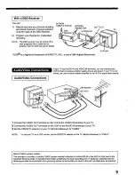 Preview for 9 page of Panasonic Omnivision PV-8405S Operating Instructions Manual