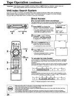 Preview for 24 page of Panasonic Omnivision PV-8661 Operating Instructions Manual