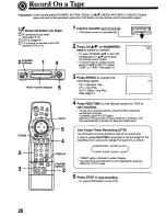 Предварительный просмотр 20 страницы Panasonic Omnivision PV-8662 Operating Instructions Manual