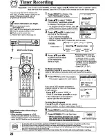 Предварительный просмотр 22 страницы Panasonic Omnivision PV-8662 Operating Instructions Manual