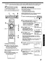 Предварительный просмотр 27 страницы Panasonic Omnivision PV-8662 Operating Instructions Manual