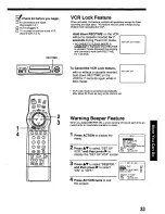 Предварительный просмотр 33 страницы Panasonic Omnivision PV-8662 Operating Instructions Manual