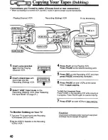 Предварительный просмотр 40 страницы Panasonic Omnivision PV-8662 Operating Instructions Manual