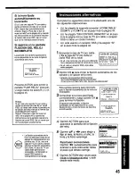 Предварительный просмотр 45 страницы Panasonic Omnivision PV-8662 Operating Instructions Manual