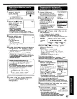 Предварительный просмотр 47 страницы Panasonic Omnivision PV-8662 Operating Instructions Manual