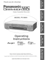 Panasonic Omnivision PV-8664 Operating Instructions Manual предпросмотр