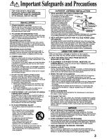 Предварительный просмотр 3 страницы Panasonic Omnivision PV-8664 Operating Instructions Manual