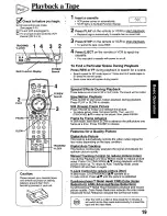 Предварительный просмотр 19 страницы Panasonic Omnivision PV-8664 Operating Instructions Manual