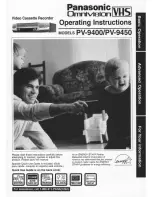 Preview for 1 page of Panasonic Omnivision PV-9400 Operating Instructions Manual