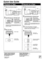 Preview for 40 page of Panasonic Omnivision PV-9400 Operating Instructions Manual