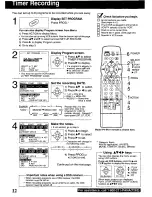 Предварительный просмотр 12 страницы Panasonic Omnivision PV-9401 Operating Instructions Manual