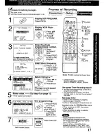 Предварительный просмотр 17 страницы Panasonic Omnivision PV-9401 Operating Instructions Manual