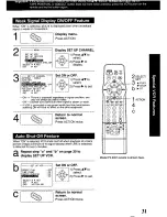 Предварительный просмотр 31 страницы Panasonic Omnivision PV-9401 Operating Instructions Manual