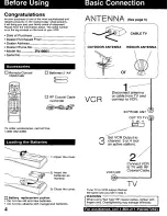 Preview for 4 page of Panasonic Omnivision PV-9661 Operating Instructions Manual