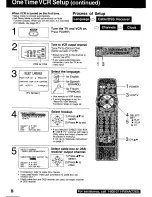 Предварительный просмотр 8 страницы Panasonic Omnivision PV-9664 Operating Instructions Manual