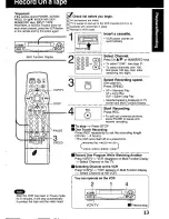 Предварительный просмотр 13 страницы Panasonic Omnivision PV-9664 Operating Instructions Manual