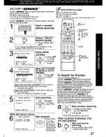 Предварительный просмотр 27 страницы Panasonic Omnivision PV-9664 Operating Instructions Manual