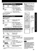 Предварительный просмотр 33 страницы Panasonic Omnivision PV-9664 Operating Instructions Manual