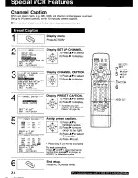 Предварительный просмотр 34 страницы Panasonic Omnivision PV-9664 Operating Instructions Manual