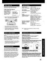 Предварительный просмотр 43 страницы Panasonic Omnivision PV-9664 Operating Instructions Manual