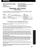 Предварительный просмотр 47 страницы Panasonic Omnivision PV-9664 Operating Instructions Manual