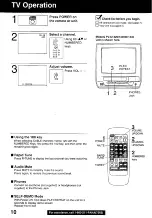 Preview for 10 page of Panasonic Omnivision PV-C1320W Operating Instructions Manual