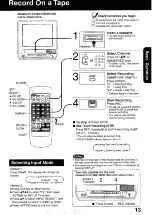 Preview for 13 page of Panasonic Omnivision PV-C1320W Operating Instructions Manual