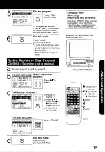 Preview for 15 page of Panasonic Omnivision PV-C1320W Operating Instructions Manual