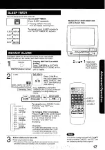 Preview for 17 page of Panasonic Omnivision PV-C1320W Operating Instructions Manual