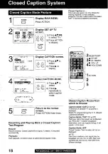 Preview for 18 page of Panasonic Omnivision PV-C1320W Operating Instructions Manual