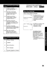 Preview for 35 page of Panasonic Omnivision PV-C1320W Operating Instructions Manual