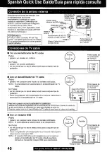 Preview for 40 page of Panasonic Omnivision PV-C1320W Operating Instructions Manual