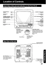 Preview for 47 page of Panasonic Omnivision PV-C1320W Operating Instructions Manual