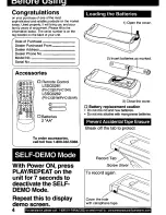 Предварительный просмотр 4 страницы Panasonic Omnivision PV-C1321 Manual