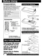 Preview for 4 page of Panasonic Omnivision PV-C1321 Operating Manual