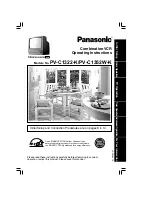 Preview for 1 page of Panasonic Omnivision PV-C1322-K Operating Instructions Manual