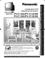 Preview for 1 page of Panasonic Omnivision PV-C1323 Operating Instructions Manual