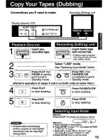 Preview for 15 page of Panasonic Omnivision PV-C1351W Operating Manual