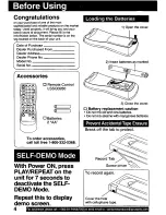 Предварительный просмотр 4 страницы Panasonic OmniVision PV-C2011 User Manual