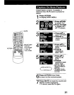 Предварительный просмотр 21 страницы Panasonic OmniVision PV-C2011 User Manual